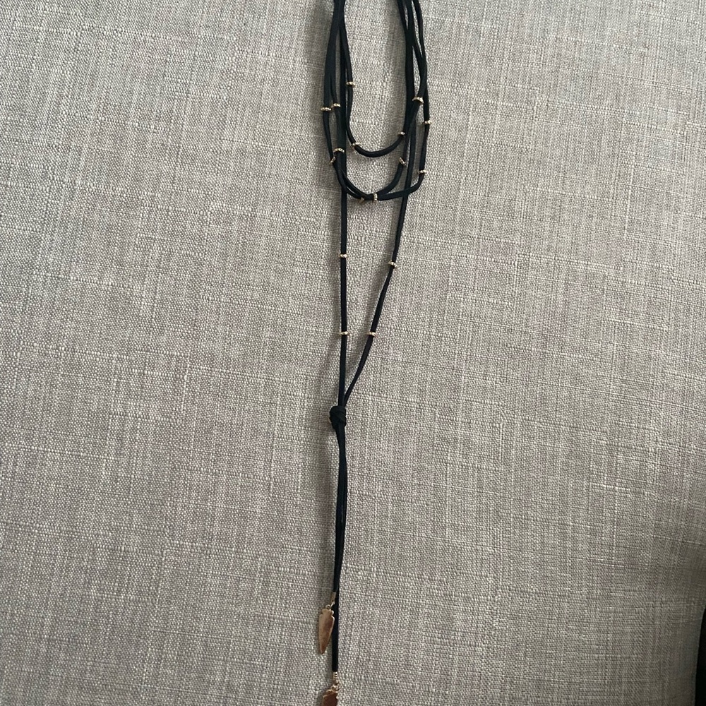 Black and gold necklace